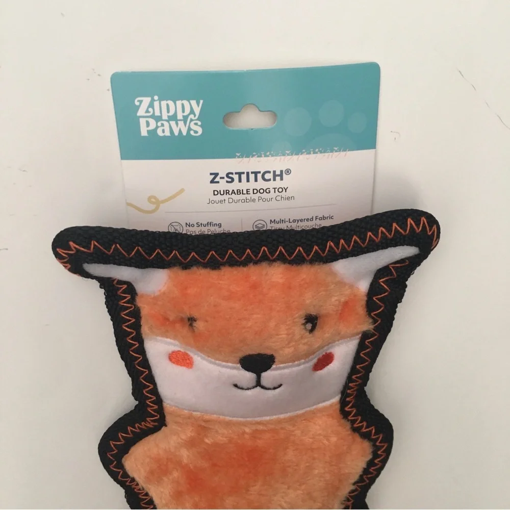 NEW Dog Toy Z-Stitch Durable No Stuffing with Squeakers | Zippy Paws